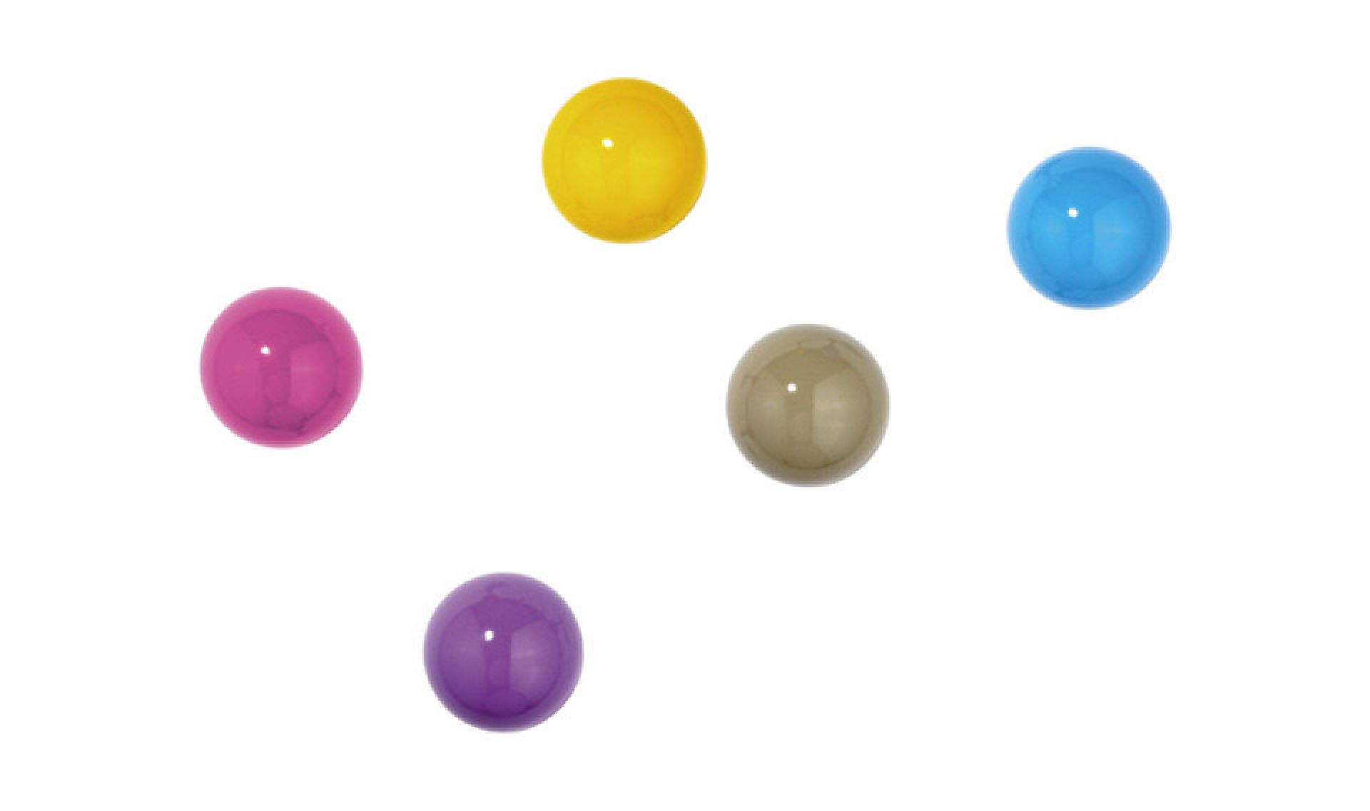 Dots Wall hooks 5-Set Mix colors Schönbuch Favorites Mix